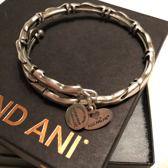 Alex and Ani Rocker Beaded Bangle - Picture 4 of 7